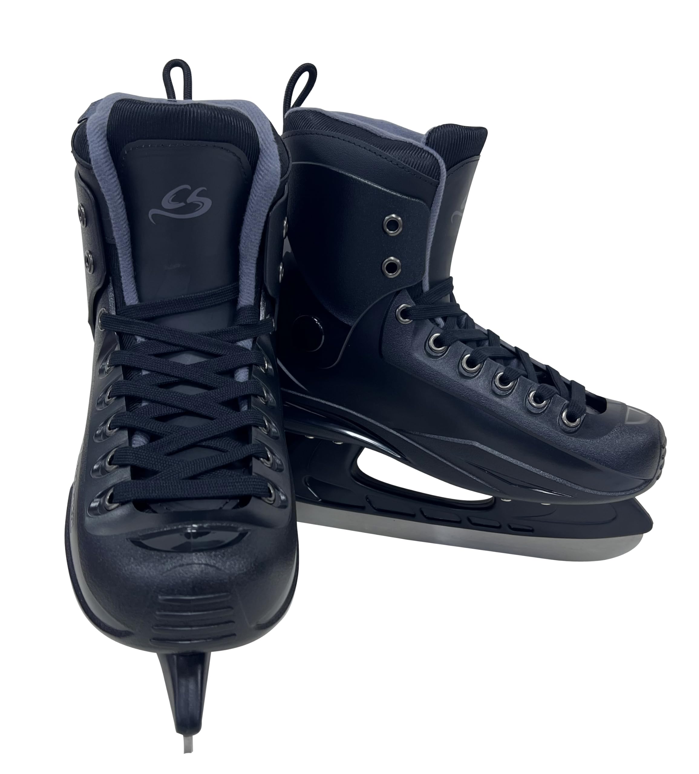 Cox Swain EIS Hockey Schlittschuhe Crew für Anfänger und Fortgeschrittene, Kinder und Erwachsene, Edelstahlkufe vorgeschliffen, Gr. 41