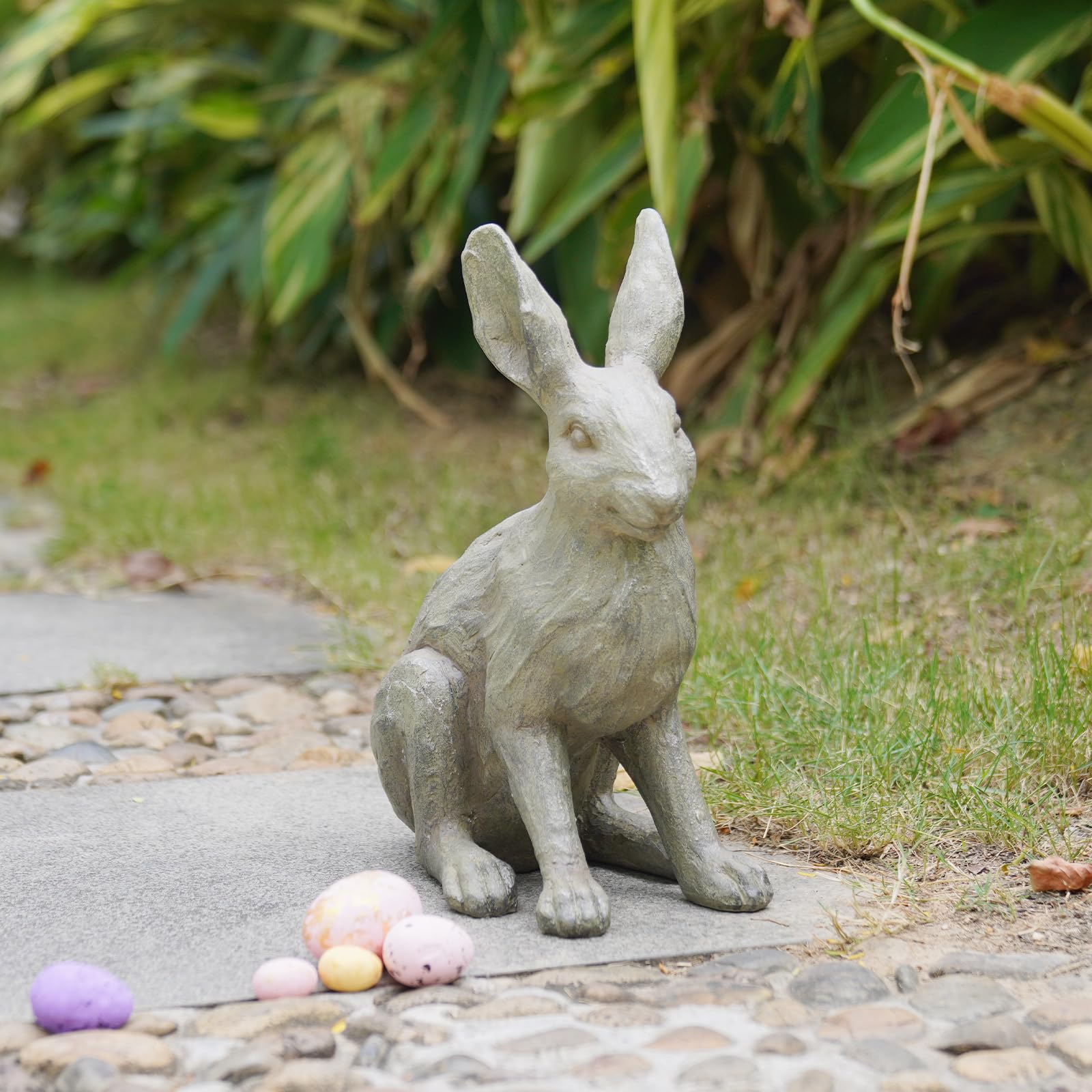 Resin Peter Rabbit Resin Rabbit Garden Statues Solid Resin Peter Rabbit Sculpture Garden
