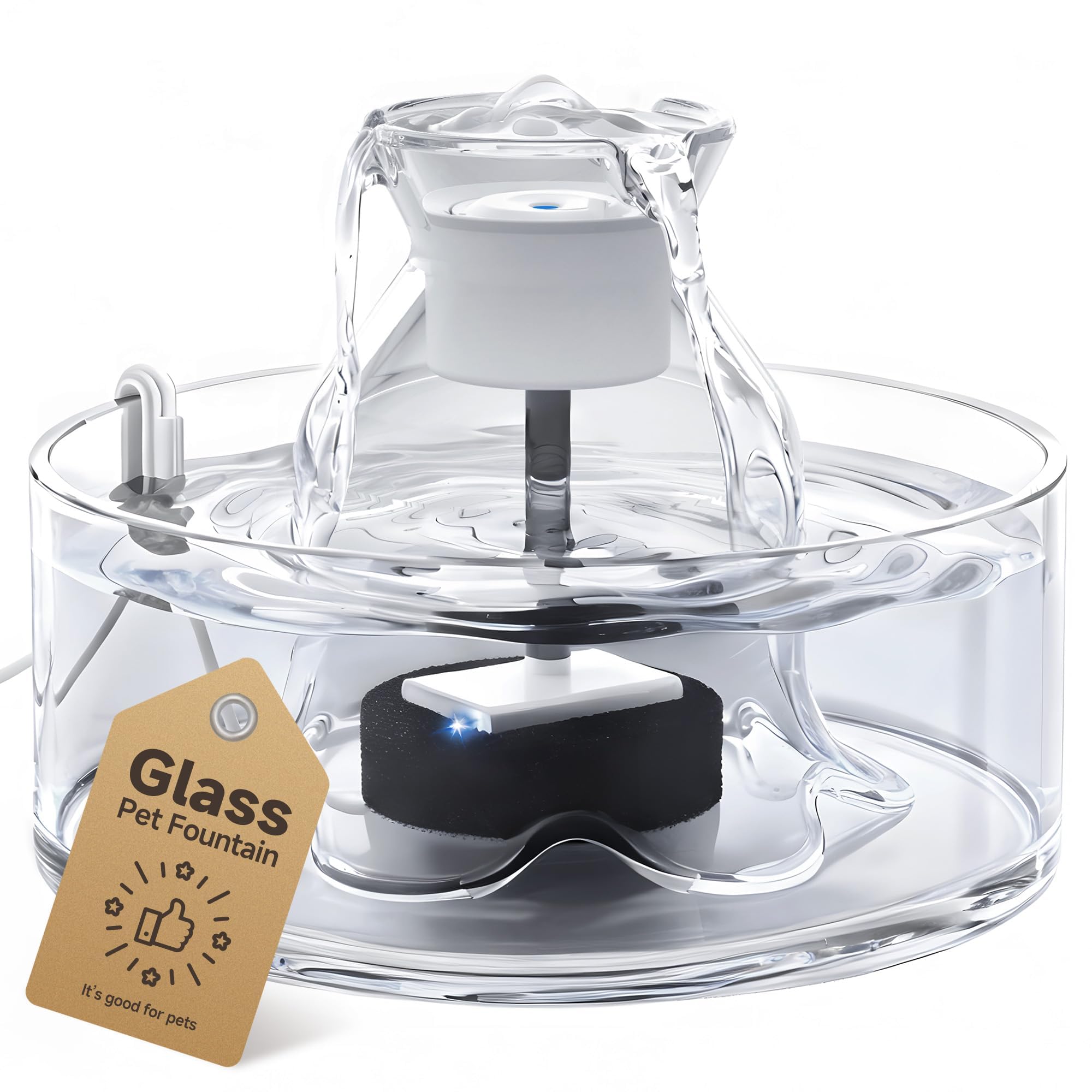 PETIMI Cat Water Fountain