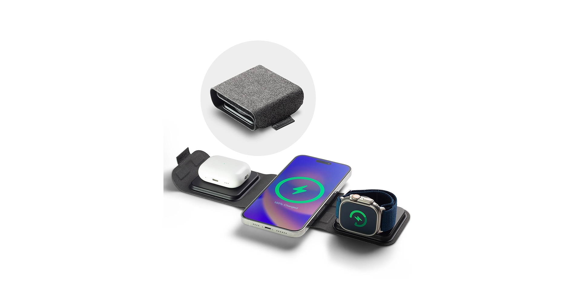 Amazon.com: Mophie 3-in-1 Travel Charger with MagSafe