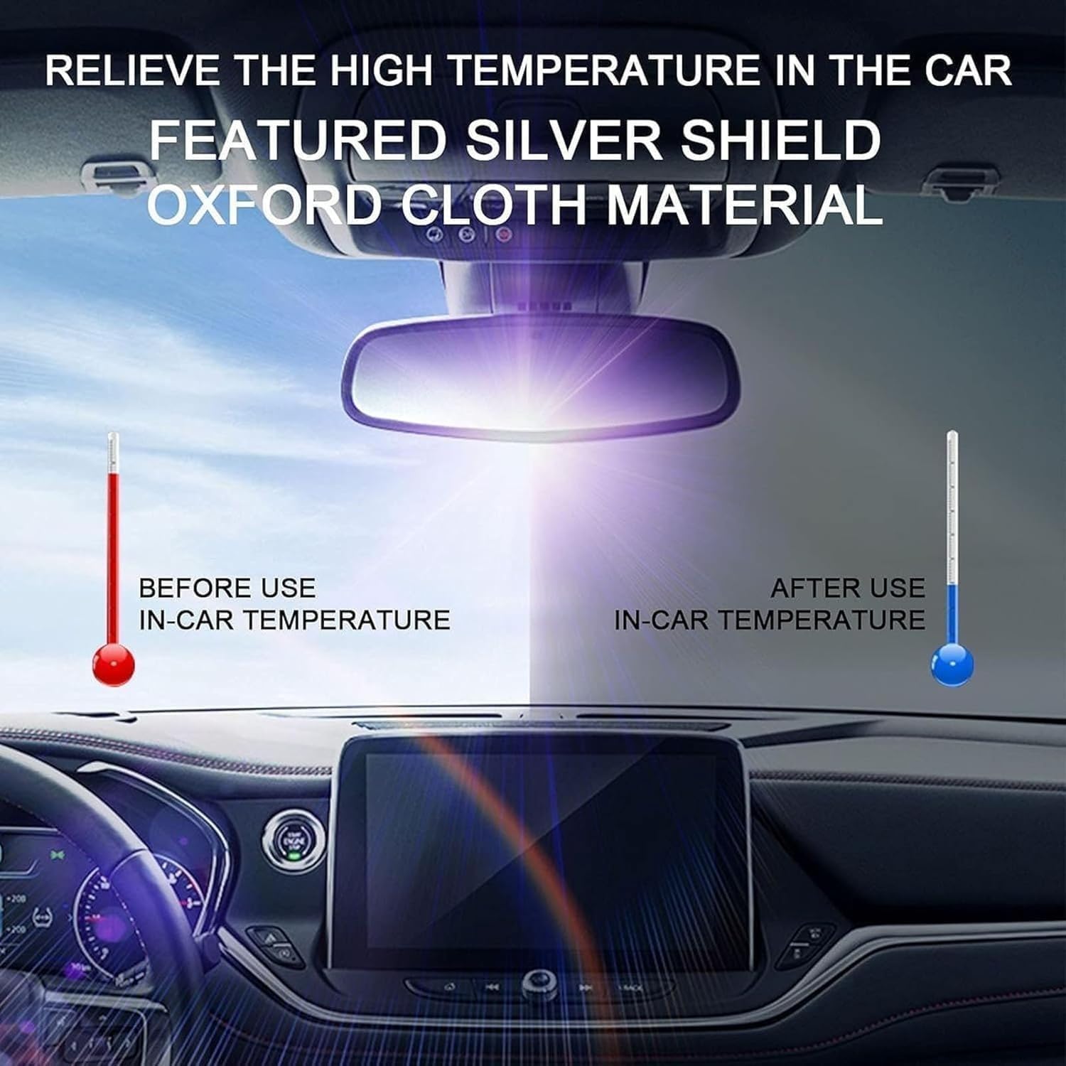 Funda Coche Exterior para Seat 600 1957–1973, Funda de Coche Exterior Impermeable Transpirable, Lona de protección con Cremallera, Cubre Coches Antipolvo gui2li