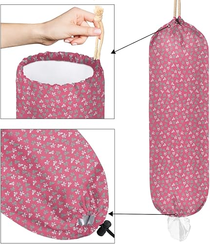 Miniatura 10 de Skulls - Soporte para bolsas de plástico para Halloween, lindo organizador de bolsas de plástico para montaje en pared, reutilizable, grande,