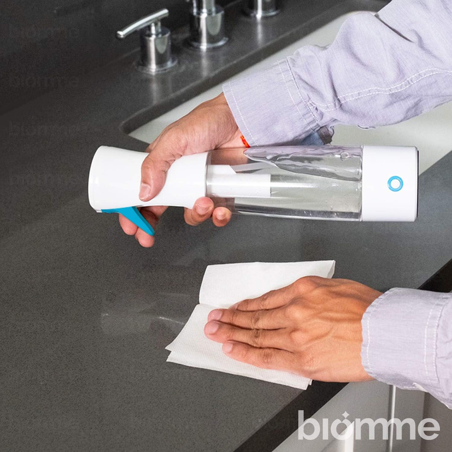 Biomme 3-in-1 Cleaning Spray Natural All-Purpose Cleaner l Quick DYI, Eco-Friendly, Safe for Kids & Pets : Health & Household