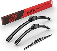 Vista 139 de BERG REGEN 22"+19" Limpiaparabrisas con juego de repuesto trasero de 10 pulgadas para Mazda CX-3 2016 2017 2018 2019 – Calidad genuina del OEM