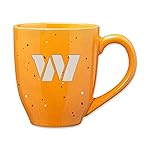 Rico Industries NFL Football Washington Commanders Alternate 16 oz Team Color Laser Engraved Speckled Ceramic Coffee Mug