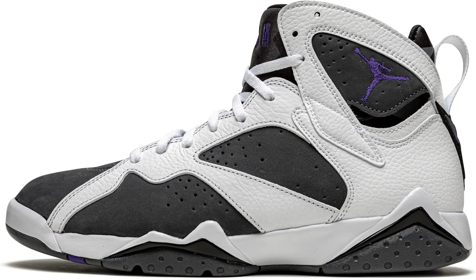 Amazon.com | Jordan Men's 7 Retro Flint White/Flint Grey-Black