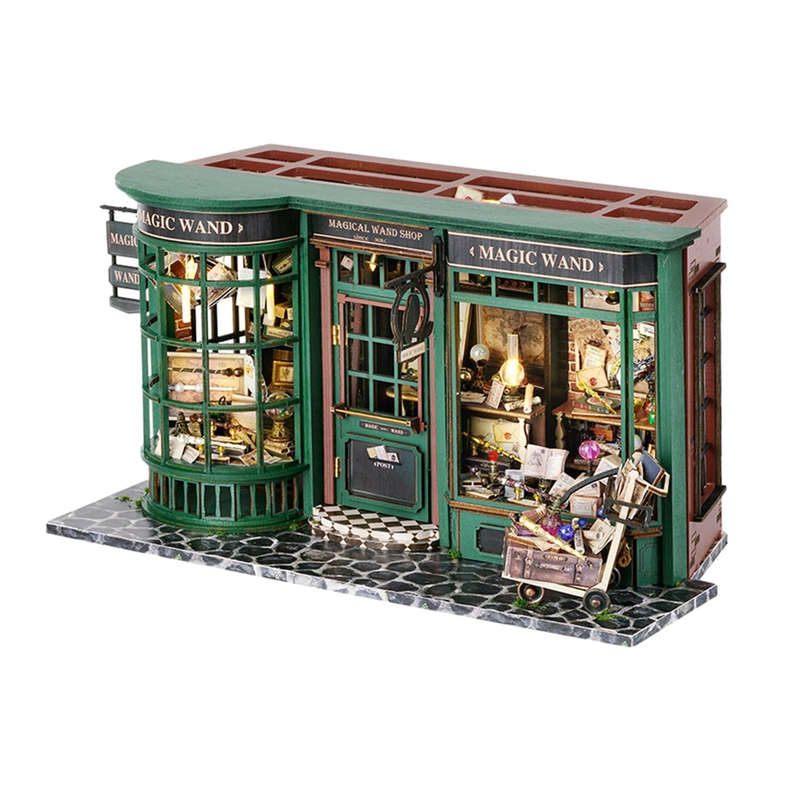 Kits de Maquettes Miniatures de Maisons de Poupées à Monter Soi-même, Jouets en Bois Européens
