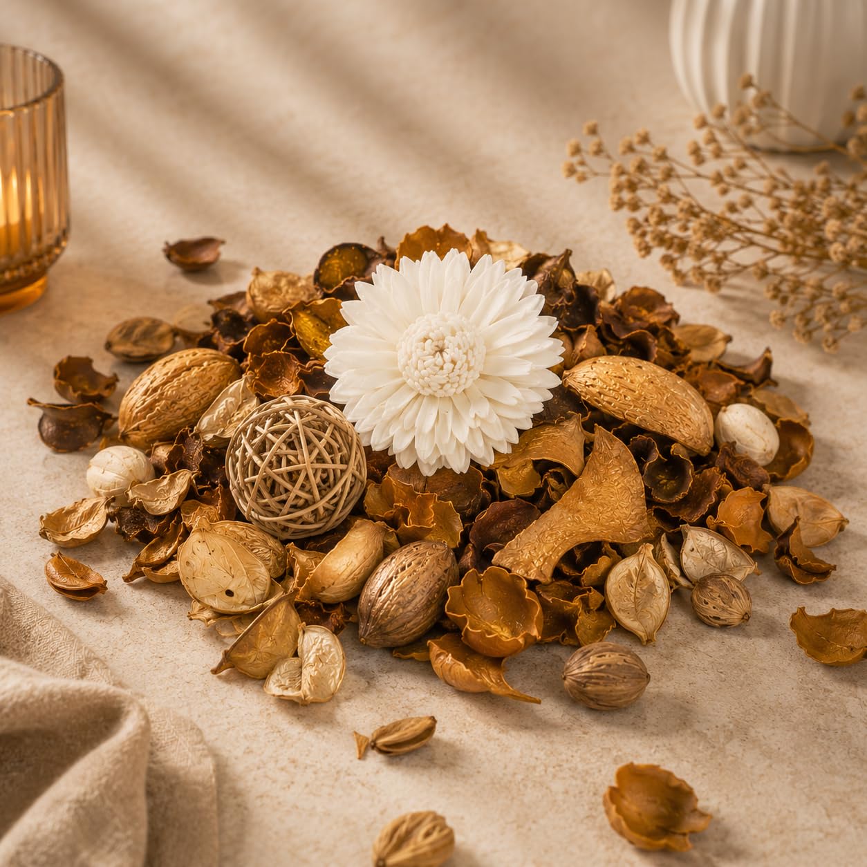AuraDecor Potpourri - Amber Sandalwood Fragrance -6 AuraDecor Potpourri - Amber Sandalwood Fragrance -6
