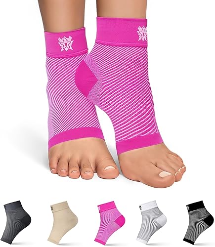 Miniatura 5 de Bitly Calcetines de compresión para fascitis plantar para mujeres y hombres la mejor tobillera y calcetines nano para uso diario proporciona apoyo y
