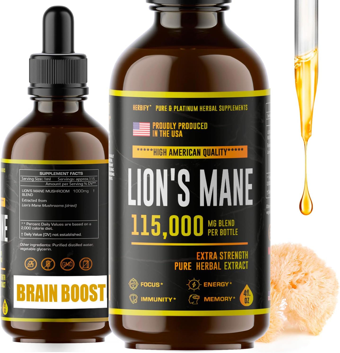 Herbify Lions Mane Supplement