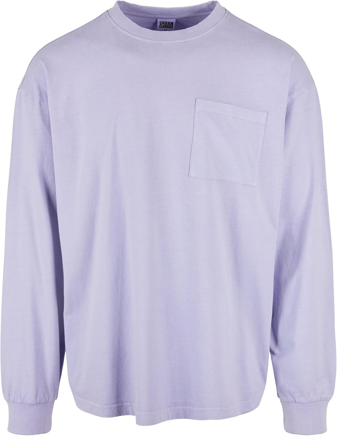 Remera Manga Larga Con Bolsillo Terracota Hombre H&G