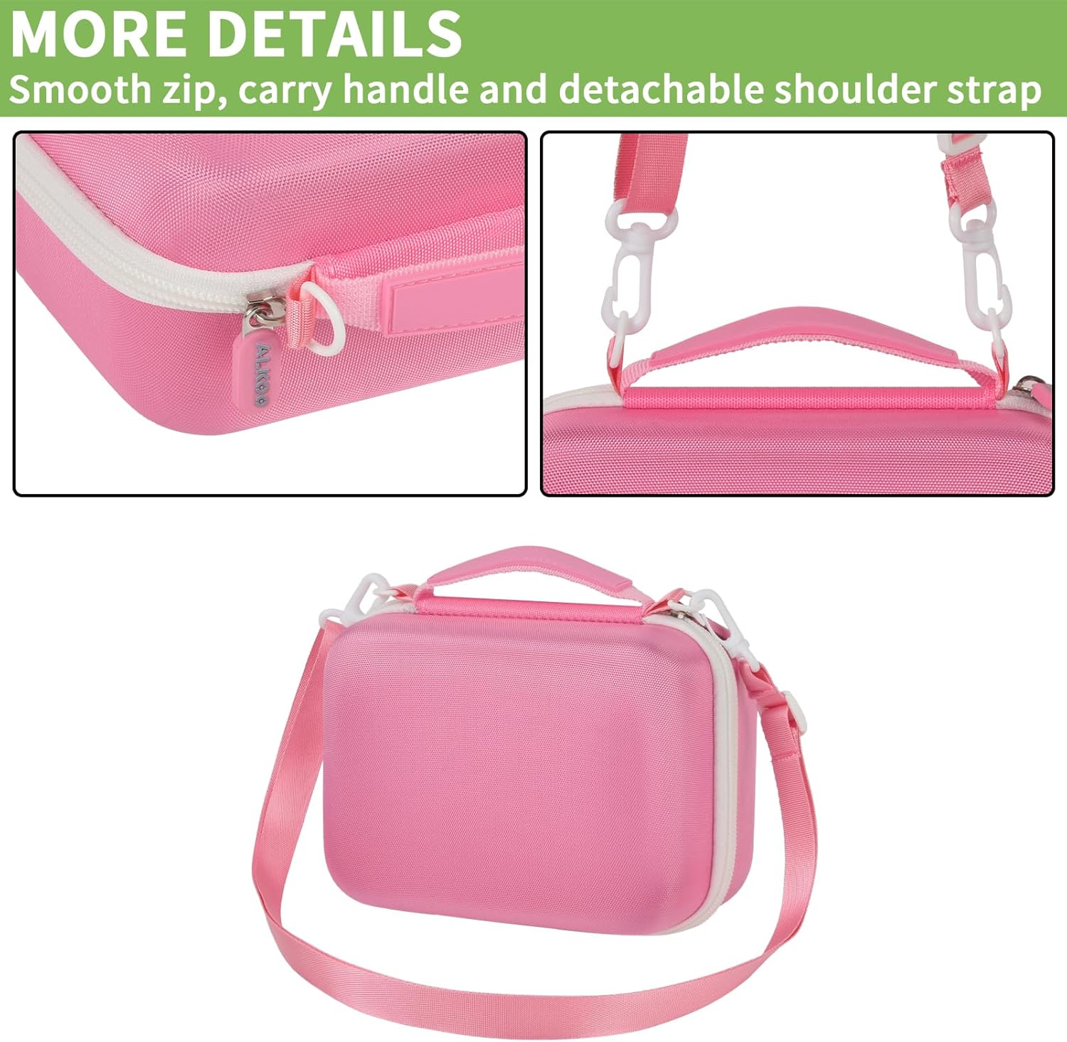 ALKOO Case Compatible with Dylanto Kids Camera Instant Print, 1080P Kids Instant Digital Video Cameras Holder, Portable Toy Storage for SD Card, Photo Paper, Lanyard and USB Type-C Cable (Box Only)