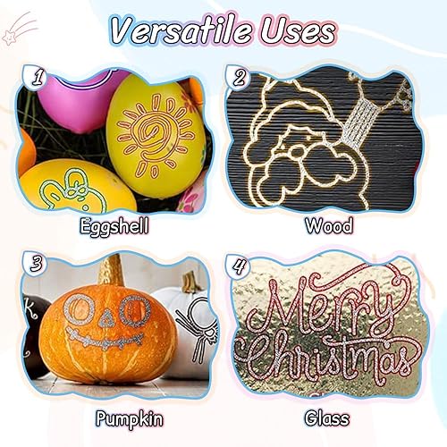 Miniatura 4 de Rotulador para resaltar, marcadores de contorno de doble línea 2026, juego de bolígrafos metálicos con purpurina brillante, suministros de arte para