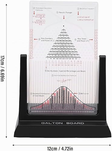Planche de Galton CHEOTIME, démonstrateur de probabilités, modèle d'expérience de loi statistique efficace, outil d'enseignement de laboratoire de physique Dalton Board avec 2 800 - 2