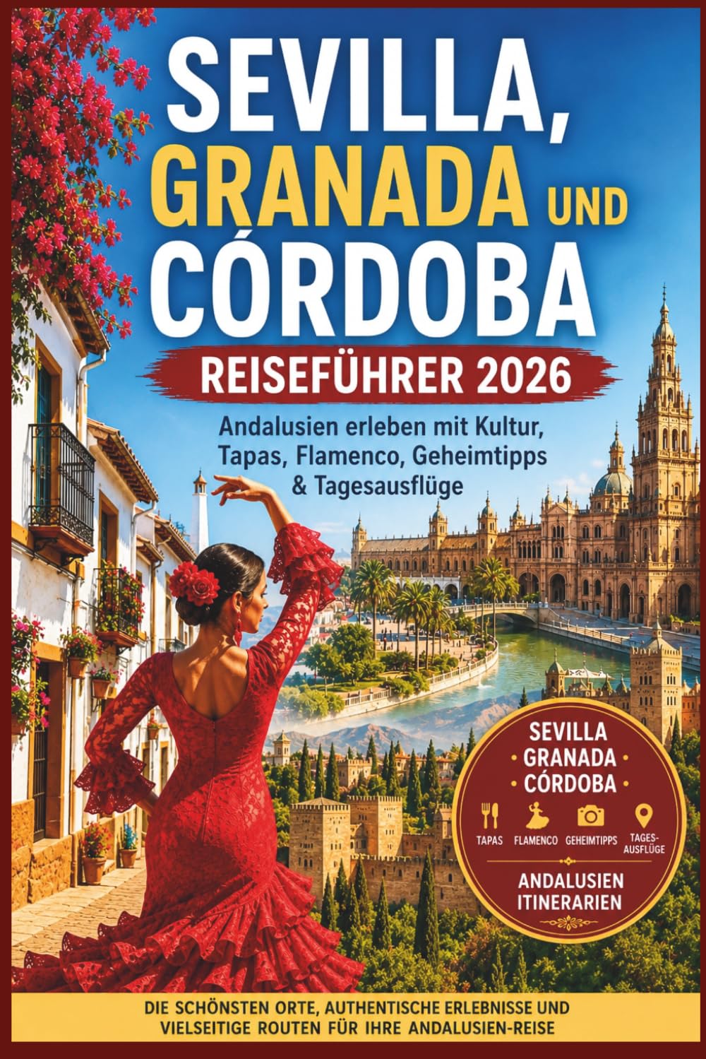 Sevilla, Granada und Córdoba Reiseführer 2026: Andalusien erleben mit Kultur, Tapas, Flamenco, Geheimtipps & Tagesausflüge