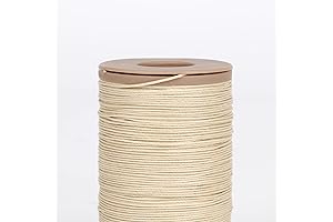 CNBTR 100m Natural Ramie Round Waxed Thread Cord: The Perfect Choice for Intricate DIY Projects