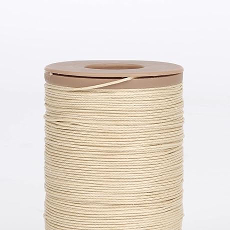 CNBTR 100m Natural Ramie Round Waxed Thread Cord: The Perfect Choice for Intricate DIY Projects