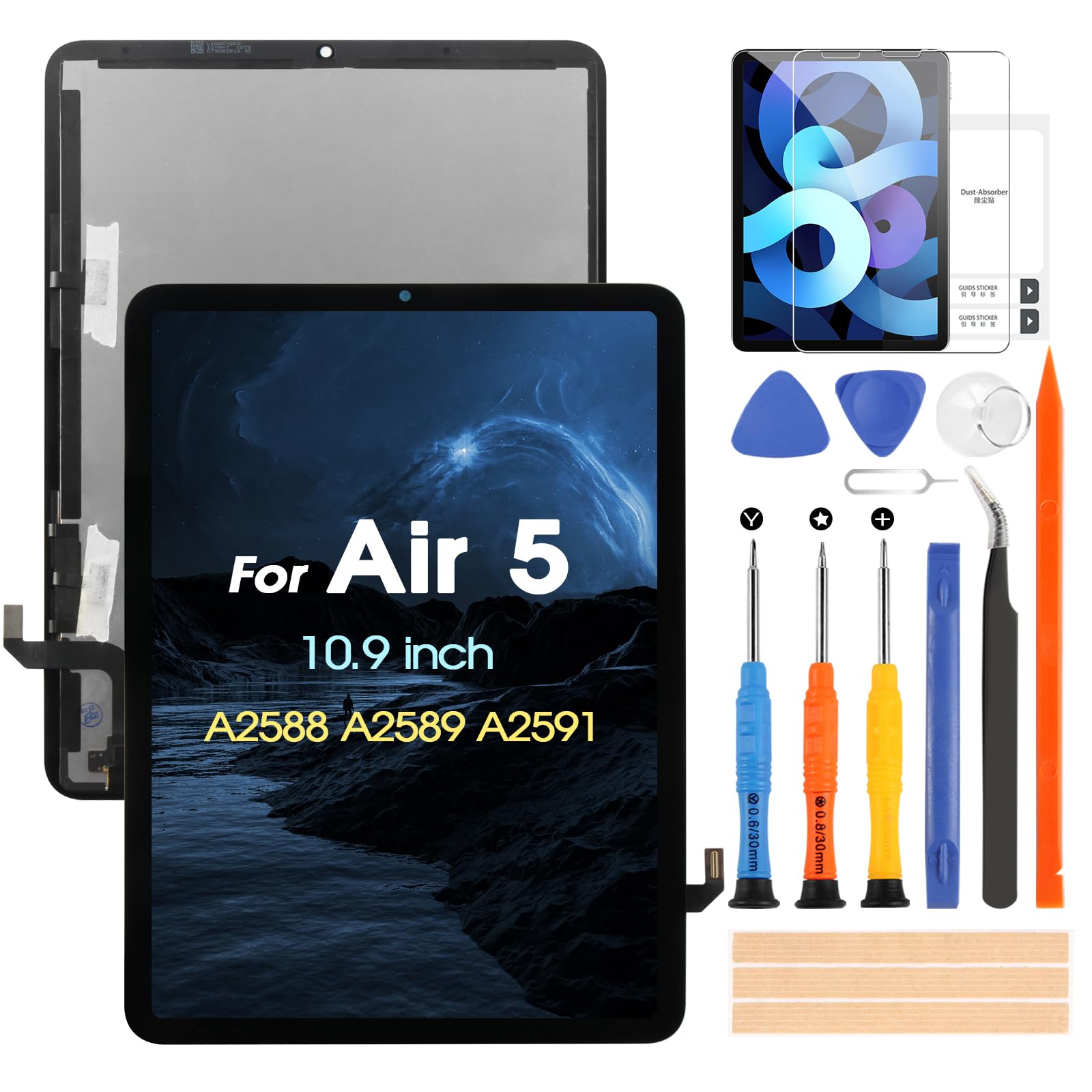 iPad Air 5 A2588 A2589 A2591 LCD ekran için, iPad Air 5 5. nesil