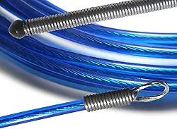 Puxa Fio Passa Fio Guia Sonda Profissional Alma De Aço Resistente Durável PF (Azul, 30 Metros)