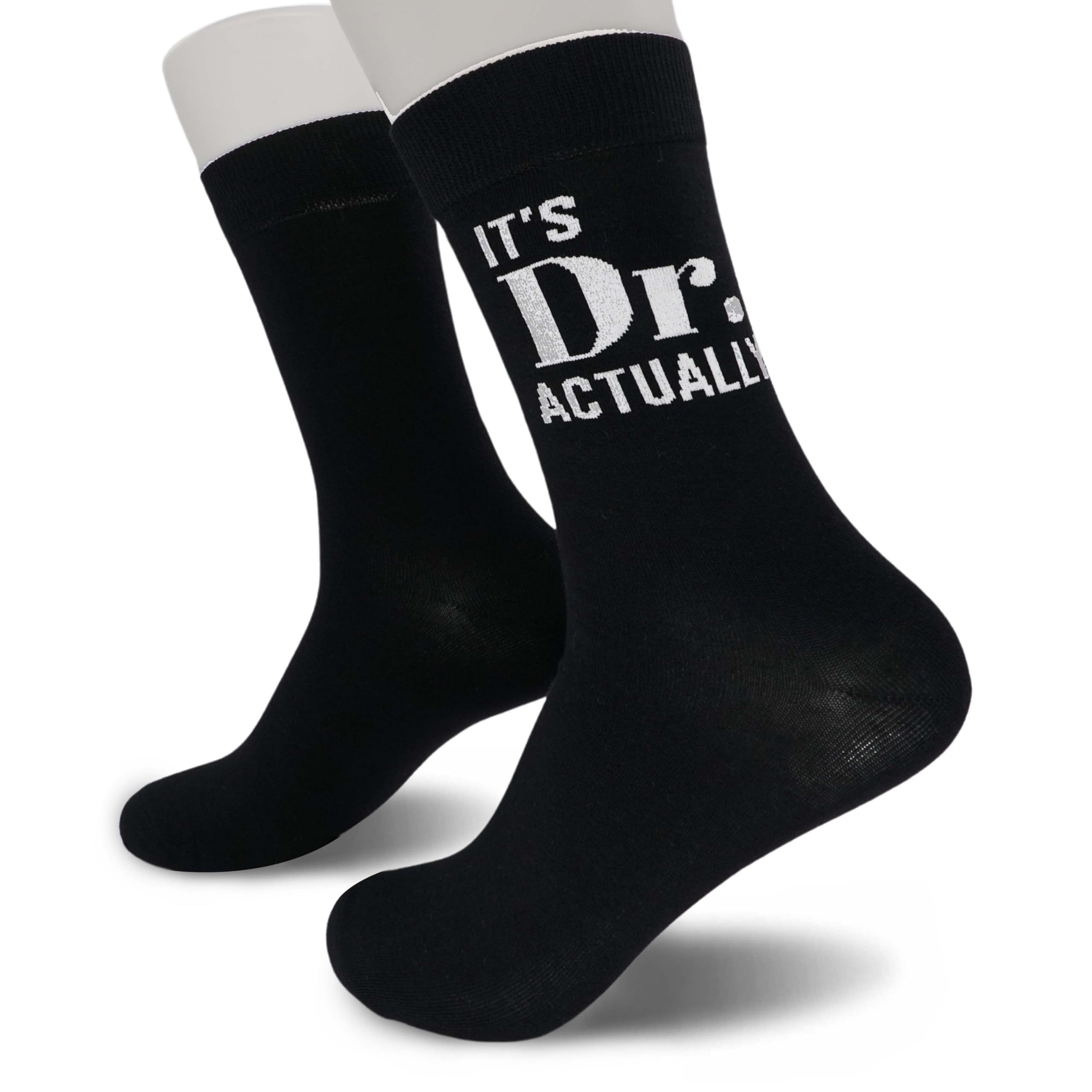 Regalos de médico, calcetines divertidos, "It's Dr. Actually", regalos únicos para médicos, regalos de graduación de médicos, calcetines novedosos con temática de médico, regalos para cumpleaños,