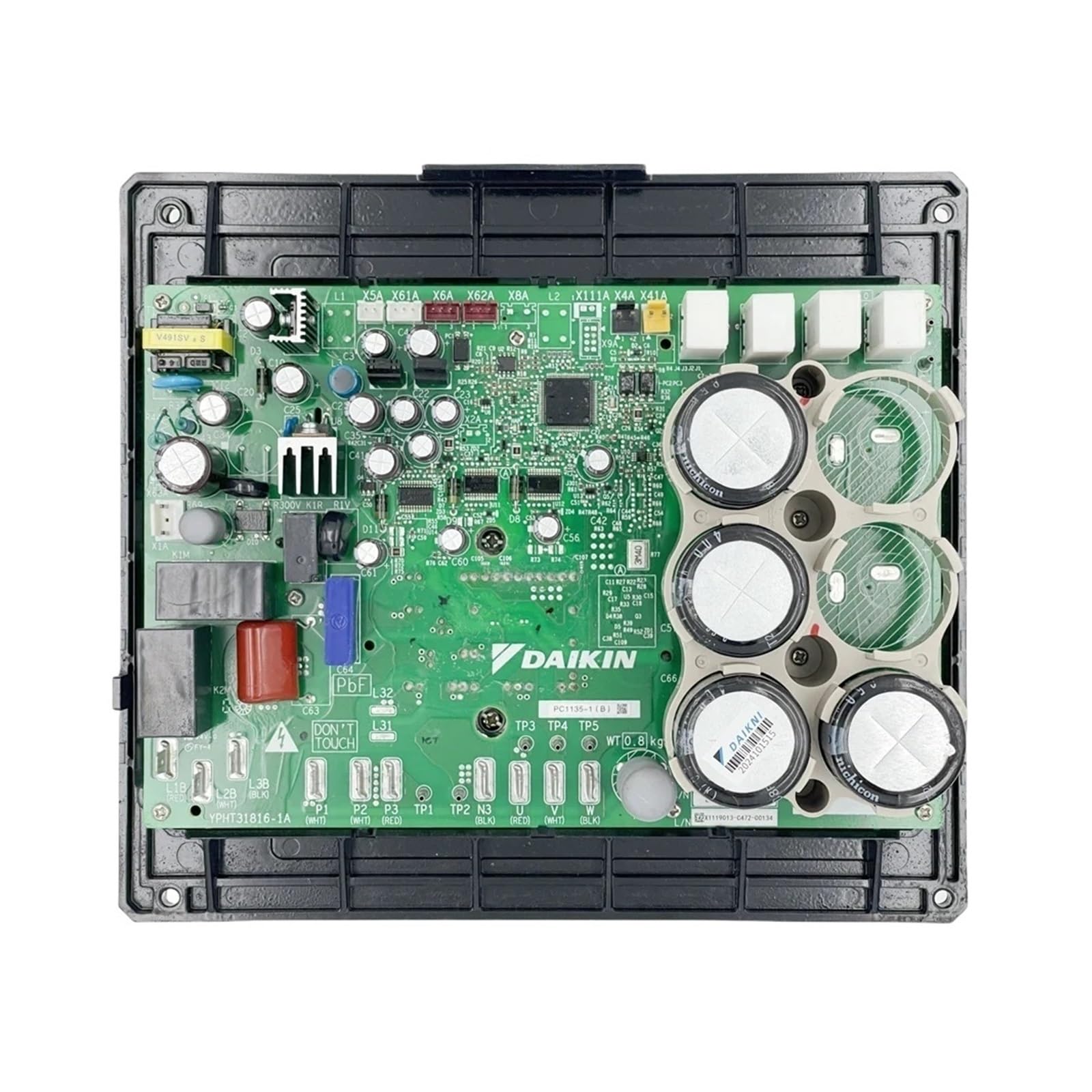 Weigexieo One Color Pc1135-1 Circuit Pcb Rhxyq8qay1 Rhxyq16qay1 Outdoor Unit Control Board，Compatible For Daikin， Air Conditioner Control Board