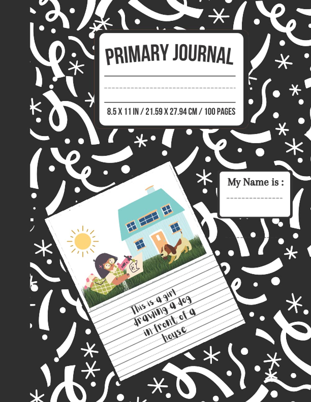 Mead Primary Journal Half Page Ruled: Primary Lined Composition Notebook with Picture Space