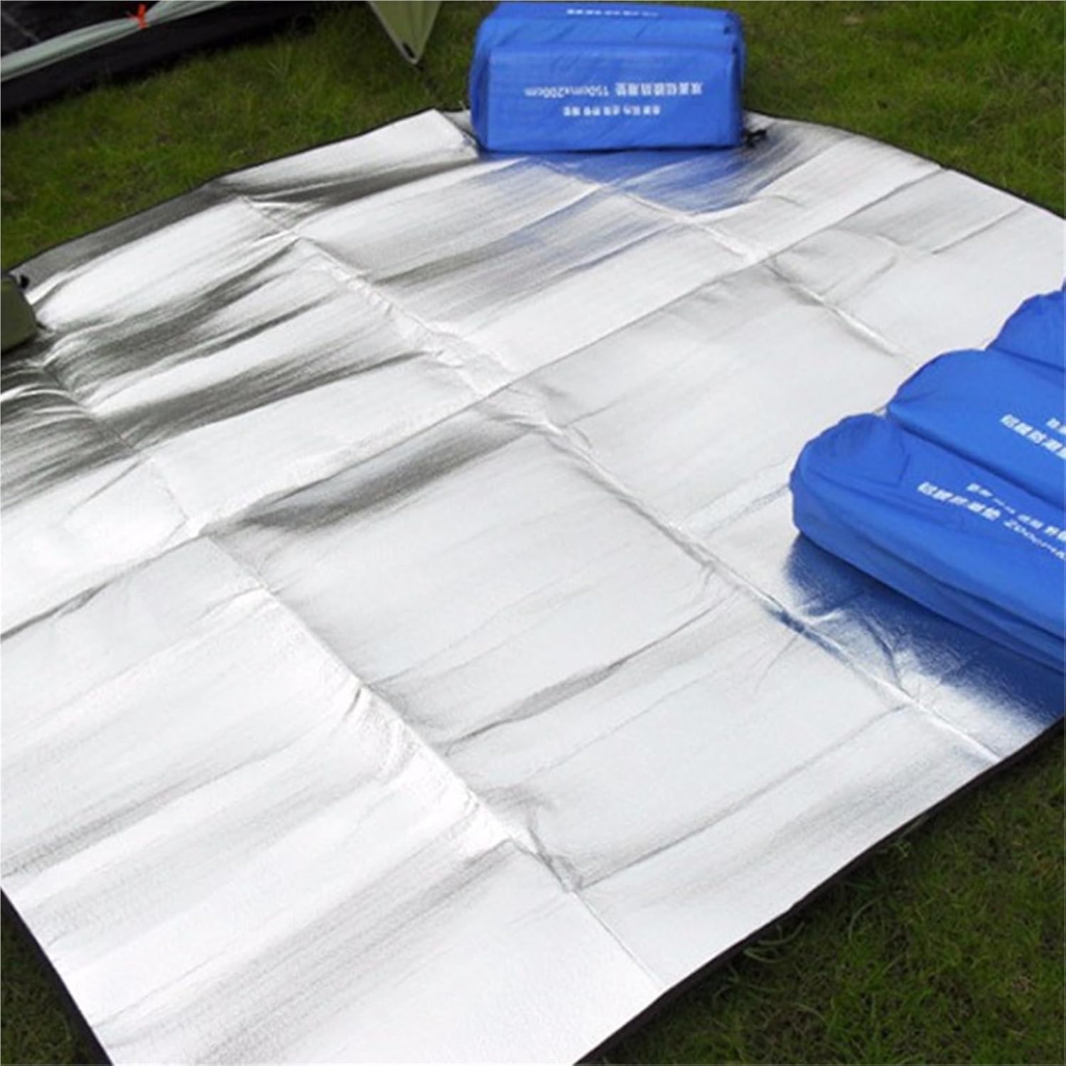 Aluminium Sleeping Mat Ultralight Waterproof Camping Mat Picnic Blanket Beach Mattress Sleeping Pad Aluminum Foil Foam Outdoor