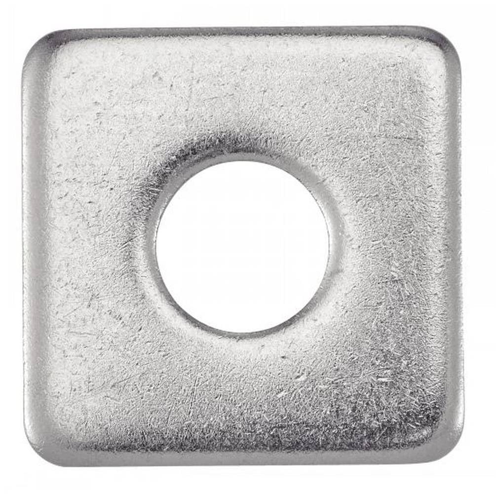 100 quadratische Unterlegscheiben für Holzkonstruktionen, 8 mm – DIN 436 – UNI 6596 – Edelstahl A2. D-Work