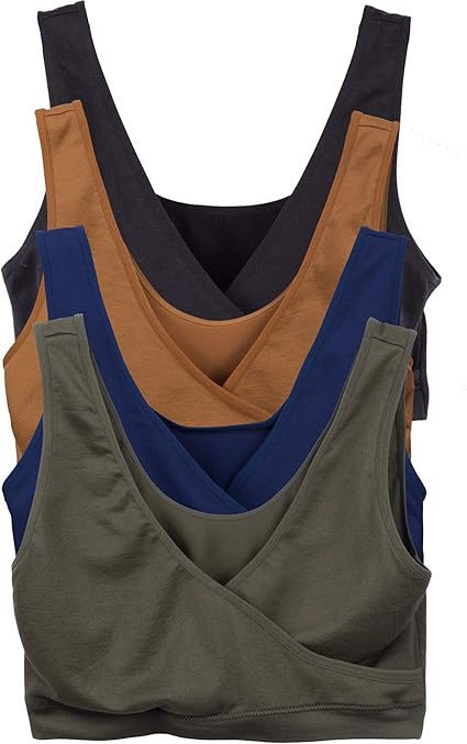 Caramel Cantina Nursing Maternity Bralette 4 Pack