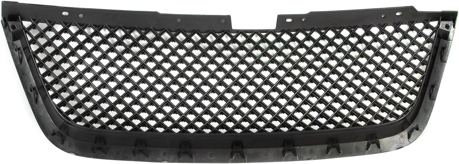 Auto Front Grille, Car Front Grill, Compatible with 2007-2012 GMC Acadia,Gloss Black Grille