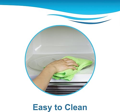 Miniatura 5 de HQRP Bandeja giratoria de vidrio de 10.5 pulgadas/10.6 in compatible con GE General Electric, Hamilton Beach, Panasonic, Emerson, Haier, Chefmate,