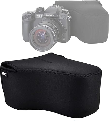 JJC - Funda de neopreno ultraligera para cámara Canon EOS R EOS RP + lente de 0.945-4.134in, 80D 70D 750D +18-13517-850.709-2.165in, Nikon D7500