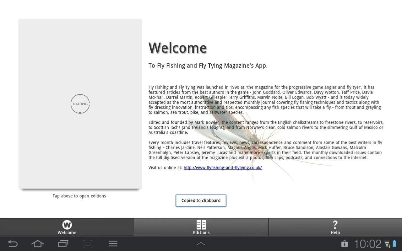 Fly Fishing and Fly Tying App on the Amazon Appstore