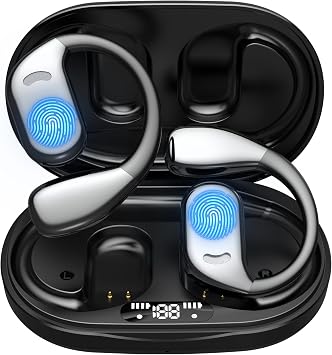 2025 AI Language Translator Earbuds Real Time, OWS 3-in-1 Translation Earbuds 144 Languages & Accents and Long Battery Life, Ideal for Travel and Business Black