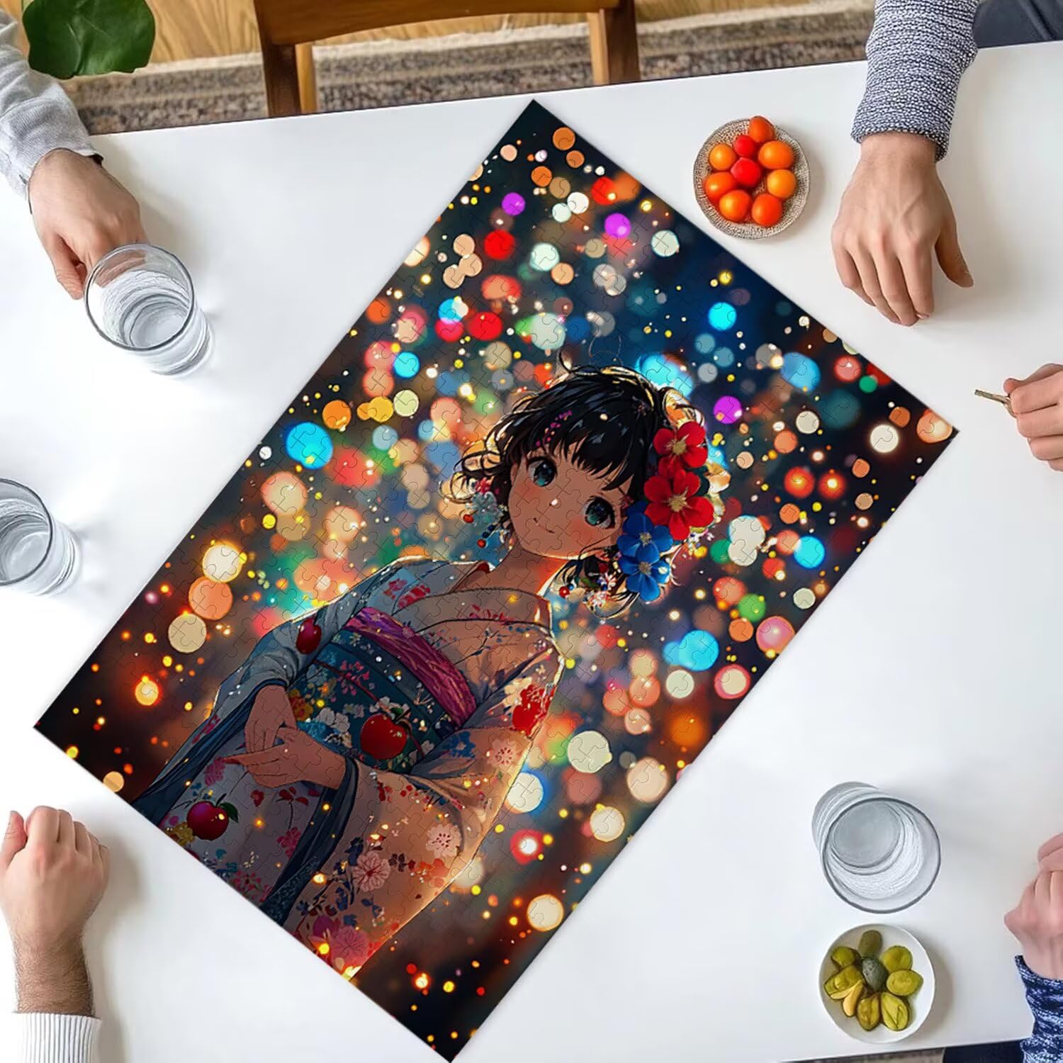 1000 sztuk puzzli, kobieta gejsza 1000 sztuk puzzli dla dorosłych, prezent rocznicowy, prezent świąteczny, dekoracja domu, zapobieganie degeneracji mózgu u osób starszych v-940