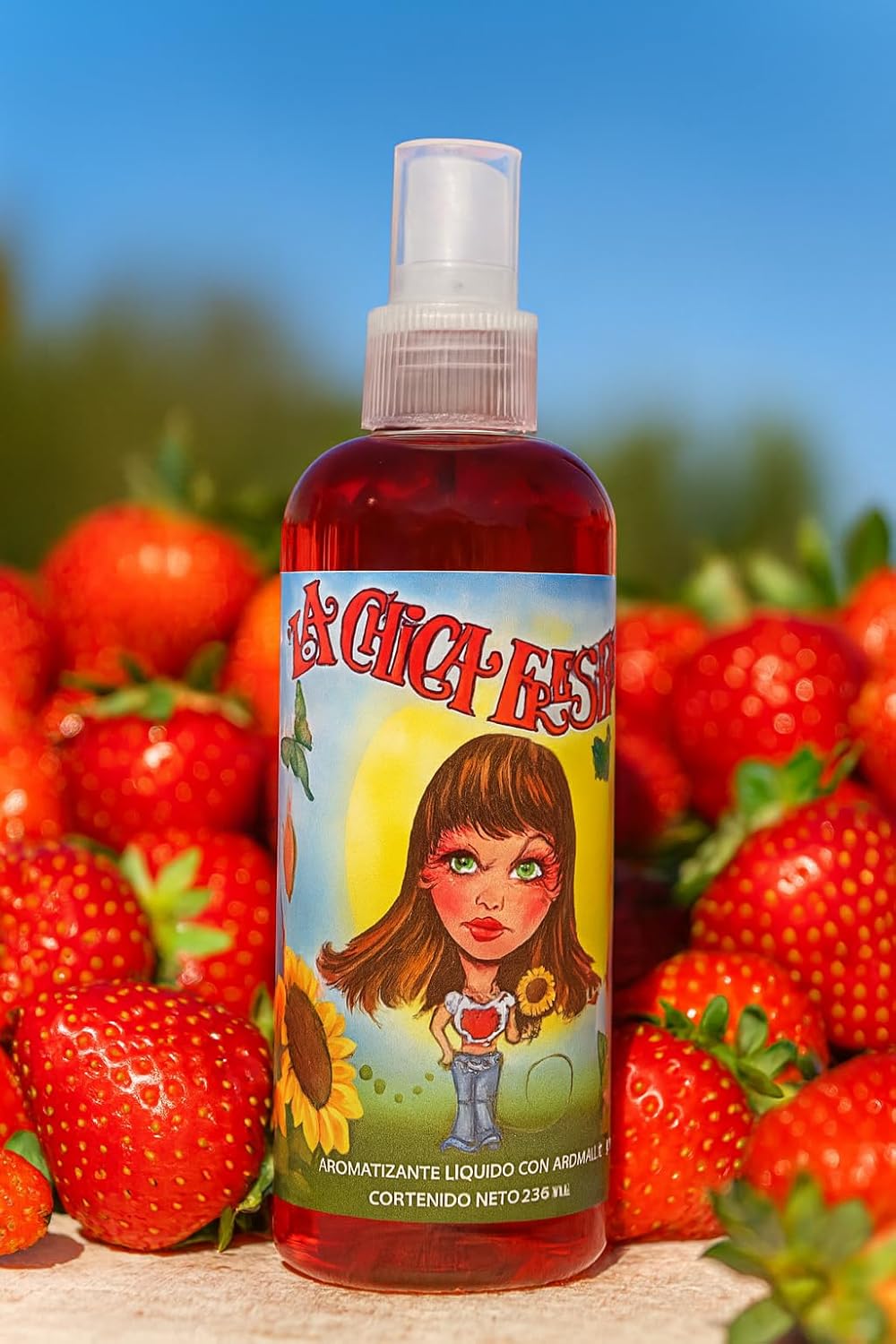 La chica Fresita 250 ml LQ Aromatizante Strawberry (4)