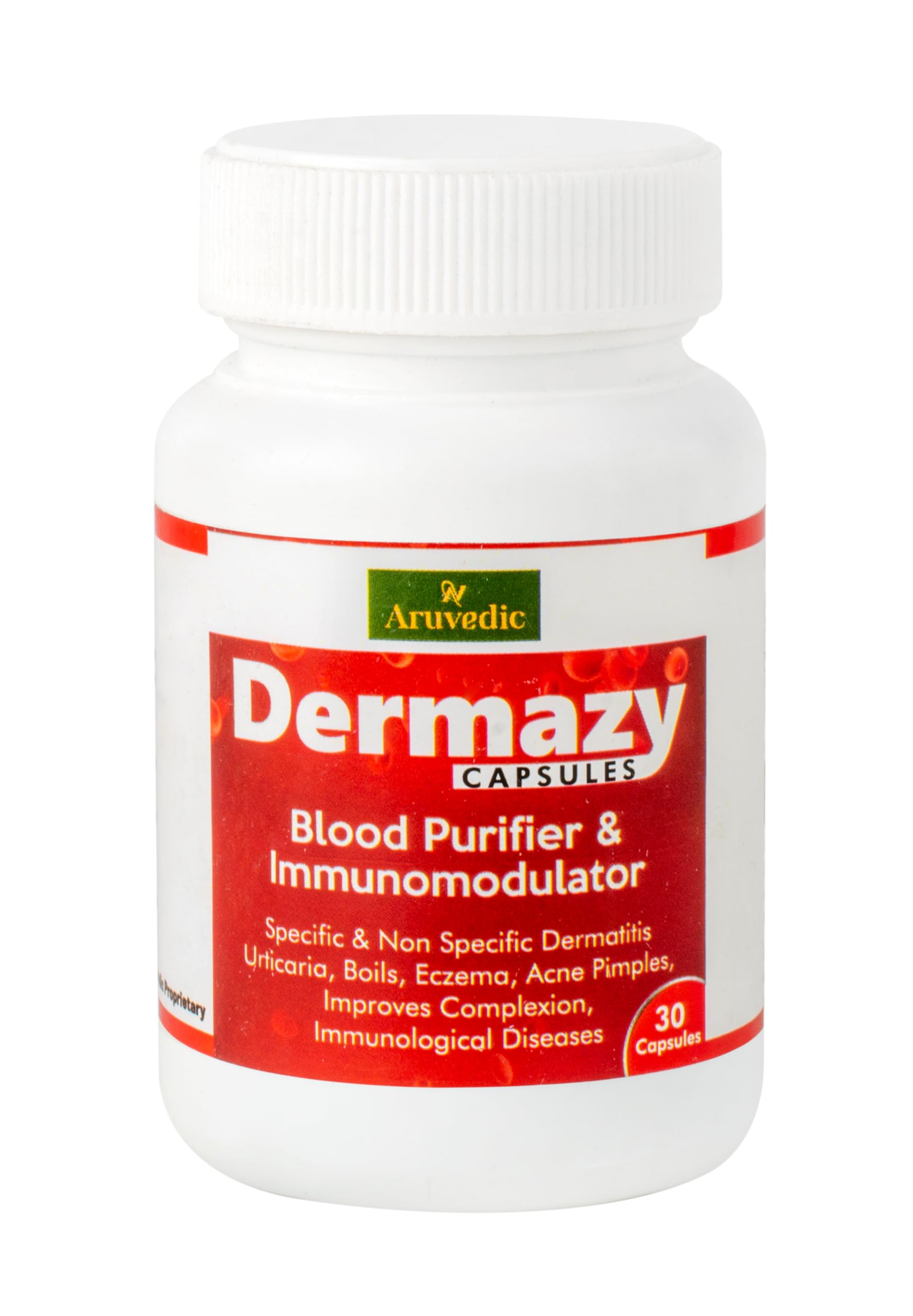 AV ARUVEDIC Dermazy Blood Purifier Capsule Useful For Rashes Psoriasis Eczema Acne Sunburn Allergy Itching Skin Comlexion Scabies Infection Pigmentation Acne (B0CXHTL5VM) Amazon Price History, Amazon Price Tracker
