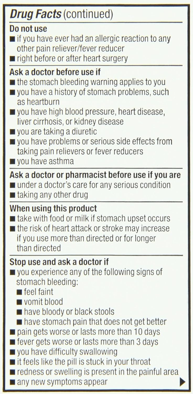 GoodSense All Day Pain Relief, Naproxen Sodium Tablets 220mg, 100 Count : Health & Household