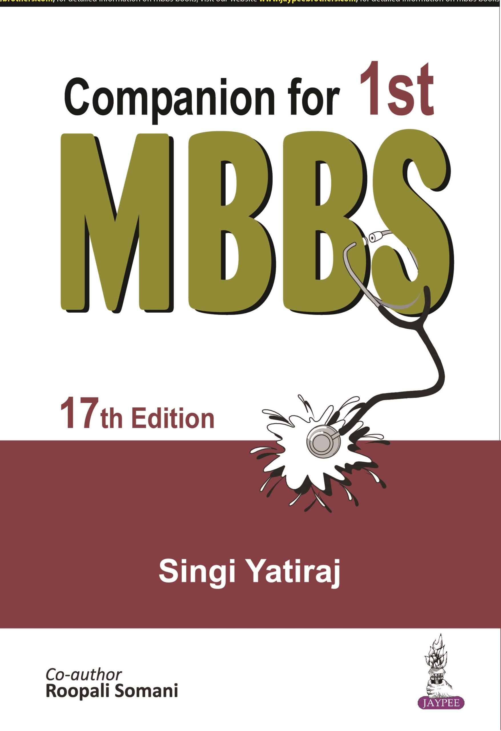 Jaypee Brothers Medical Publishers Companion for 1st MBBS