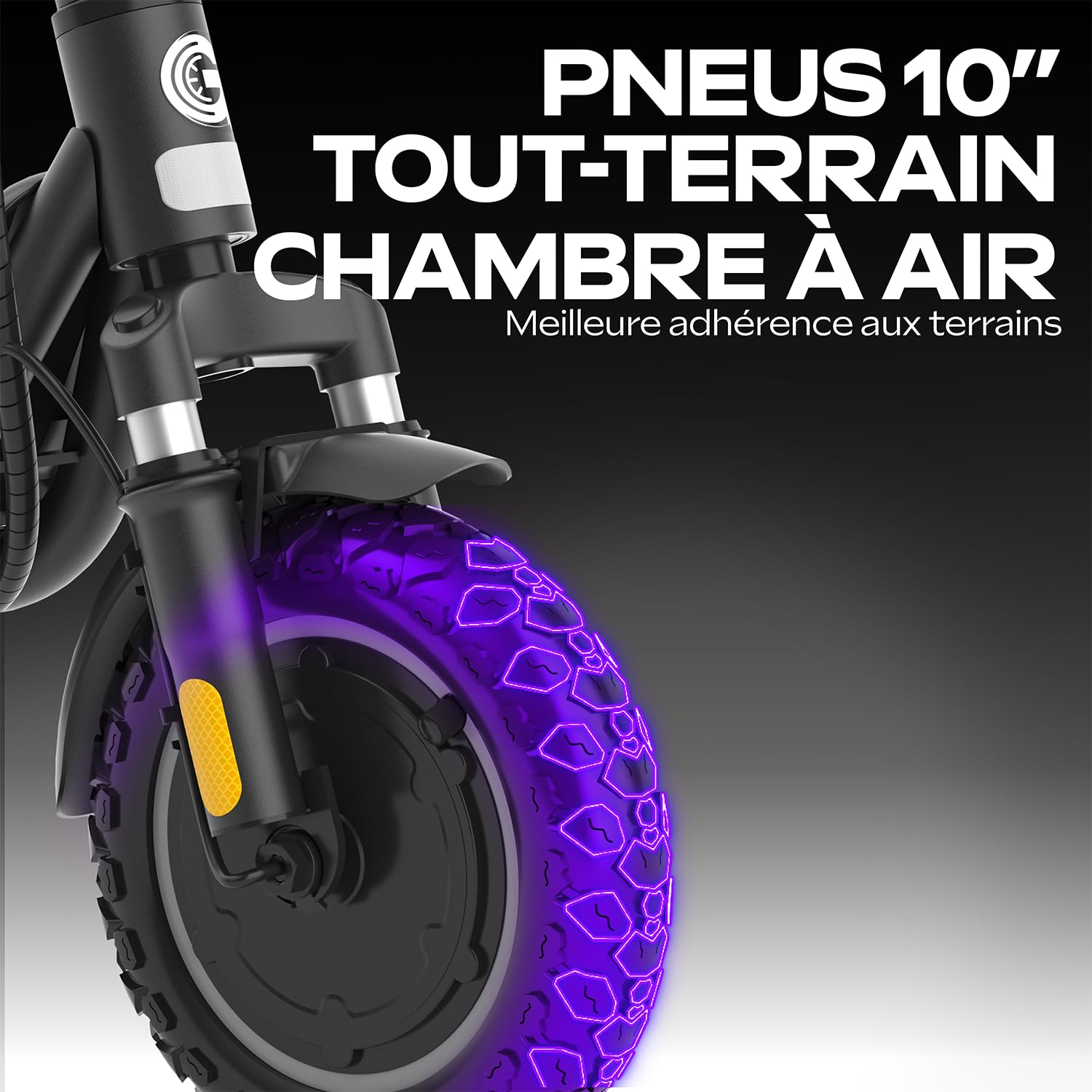Trottinette Électrique UrbanGlide 100 Evo – 450W, 25 km/h, Autonomie 25 km, Roues 10", Batterie 21.6V 10.4Ah - 16Kg