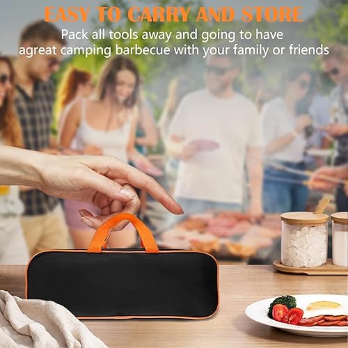 Miniatura 7 de Blackstone - Kit de accesorios de parrilla de acero inoxidable, juego de herramientas de plancha plana para Blackstone y Camp Chef, juego de 8