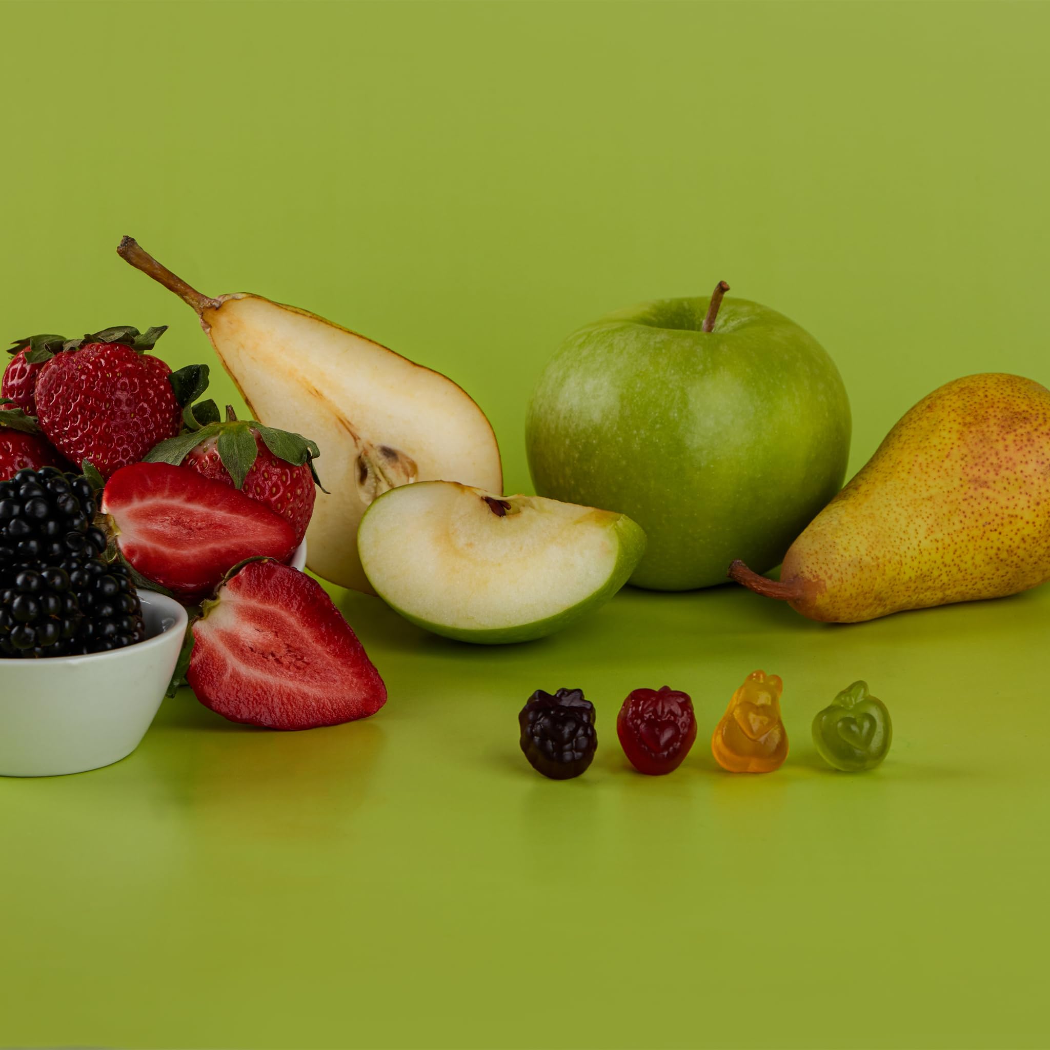 Veganer Früchtemix Großverpackung 3,45kg (23 x 150g) - Premium Gummibärchen mit 20% Fruchtsaft - veganer Snack für Büro, Konferenzraum, Empfang, Firmen & Mitarbeiter