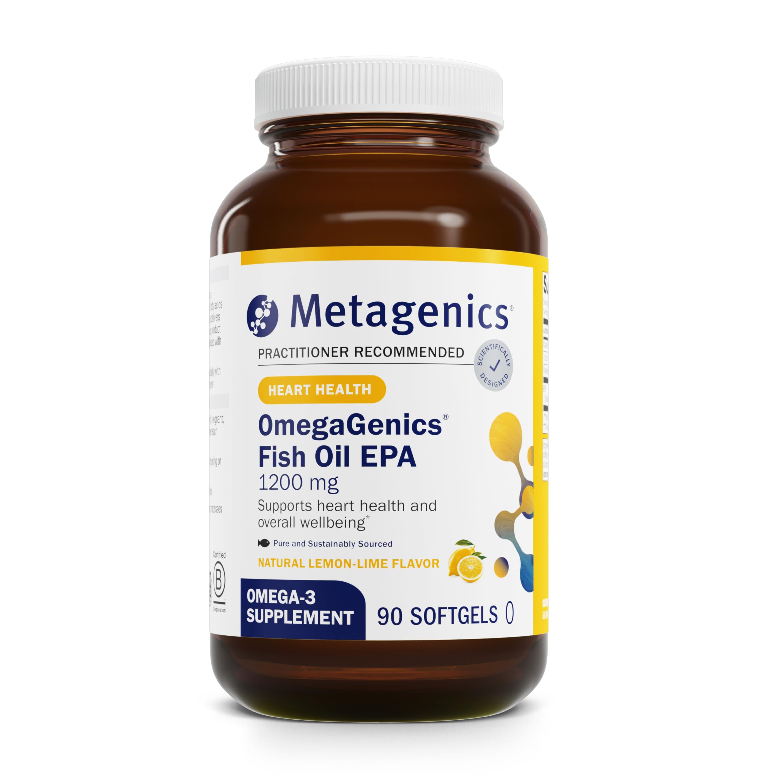 Metagenics OmegaGenics Fish Oil EPA 1200, 90 Softgels