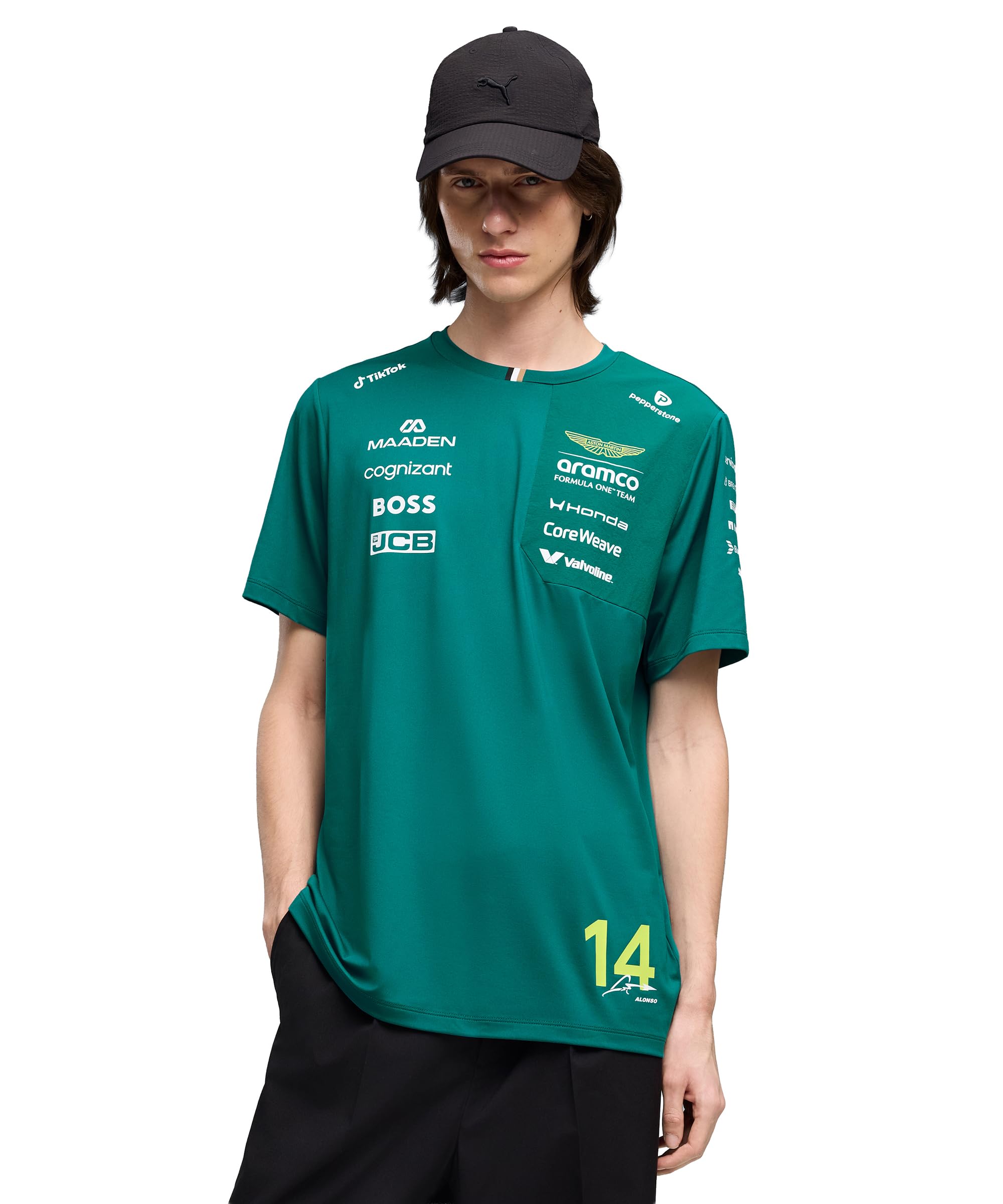 PUMA Aston Martin F1 2026 Team Fernando Alonso koszulka męska - zielona