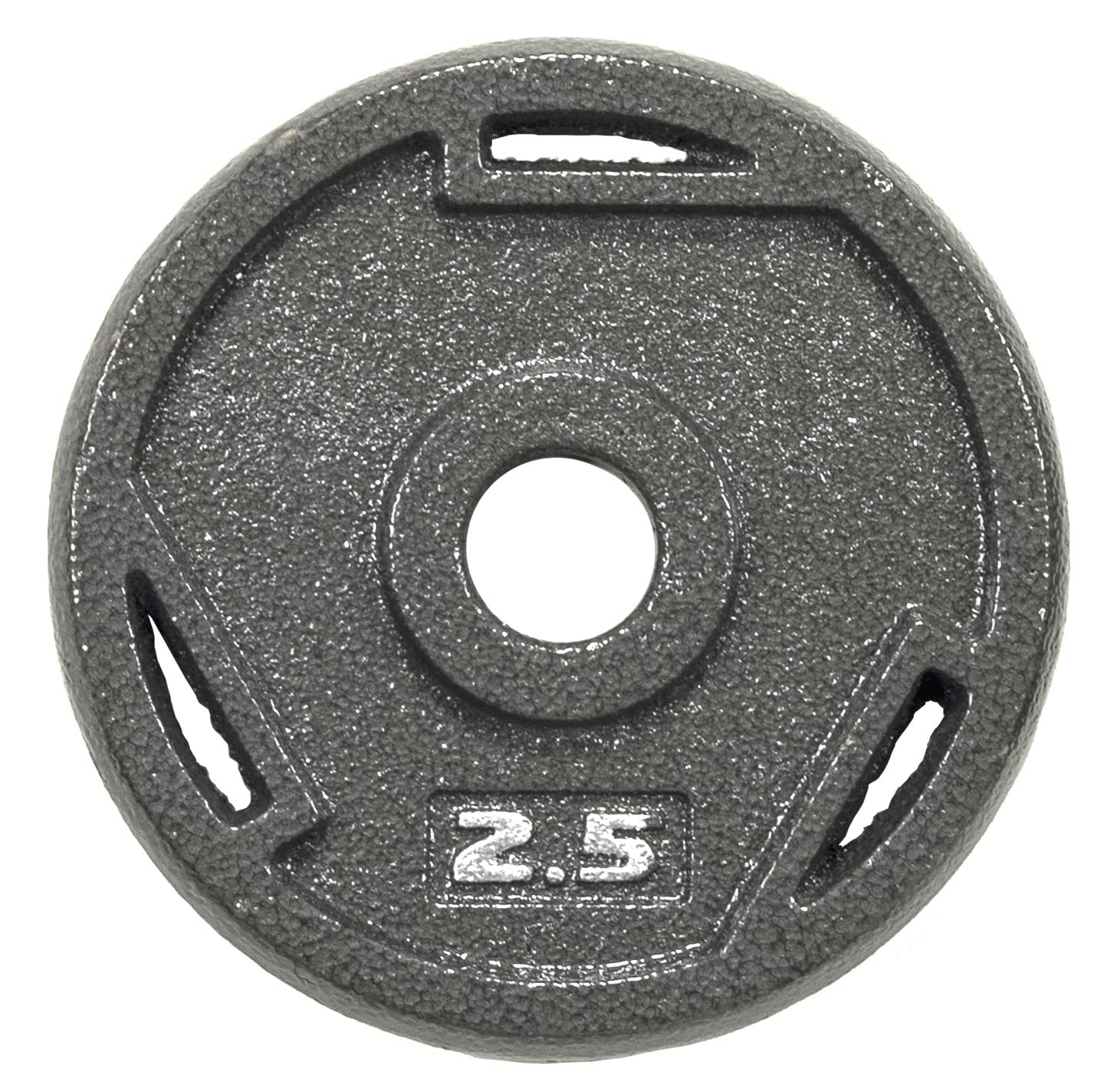 BalanceFrom Cast Iron Plate Weight Plate for Strength Training, Weightlifting and Crossfit, 1-Inch or 2-Inch, Standard or Olympic