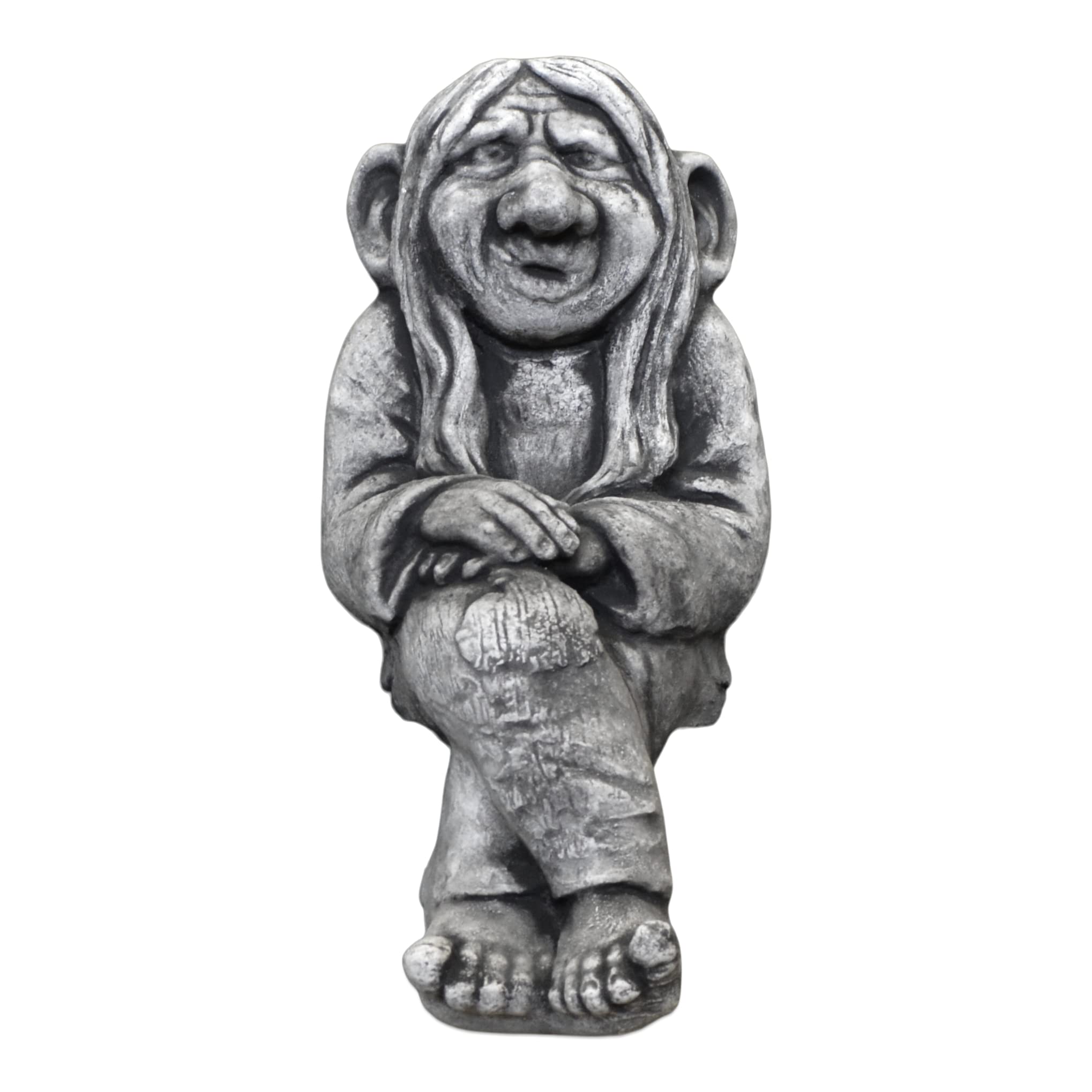 GARDEN STATUE READING GNOME, SOLAR GNOME WITH SOLAR LIGHT , SOLAR GNOME FIGURINE