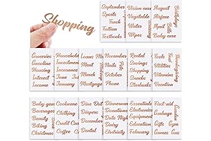 Track Finances Effortlessly with 90 Precision-Cut Cash Envelope Labels