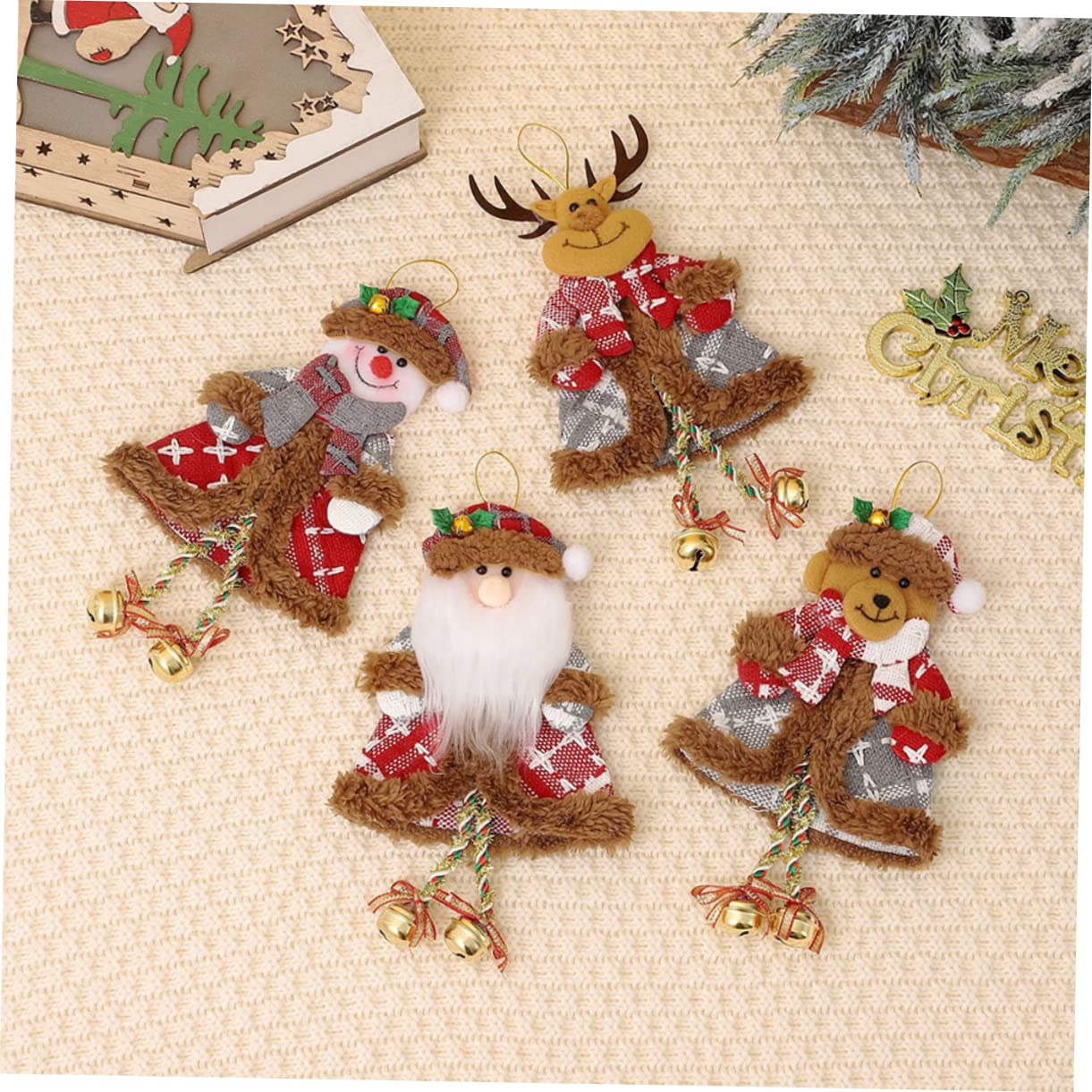 TOPBATHY 16 STK Weihnachtsbaum-Anhänger Weihnachtsbaumschmuck Weihnachtsdekoration zum Aufhängen christbaumfiguren weihnachtsbaumfiguren Weihnachtsdekorationen Weihnachtsfeierverzierung