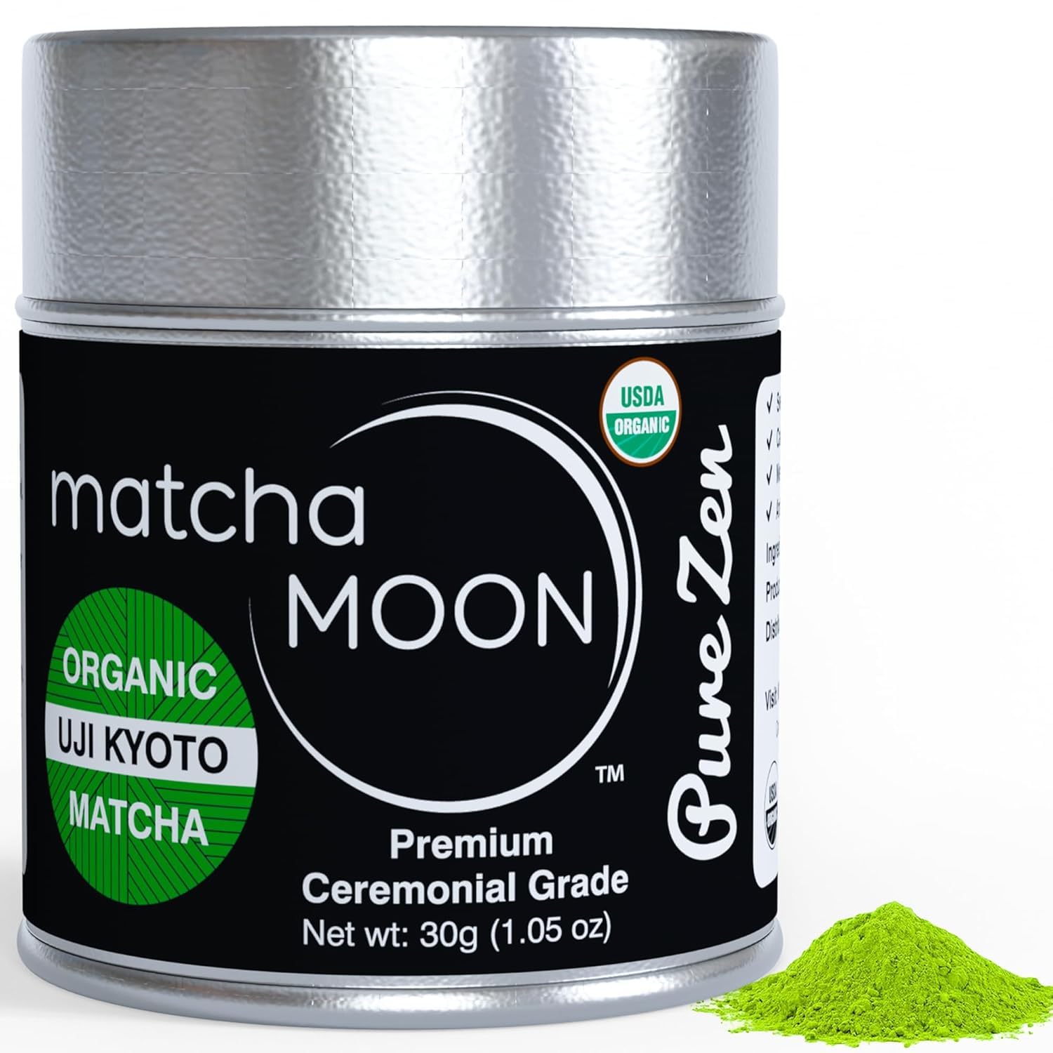 Amazon.co.jp: Matcha Moon 京都 宇治 抹茶 オーガニック 有機 栽培 無