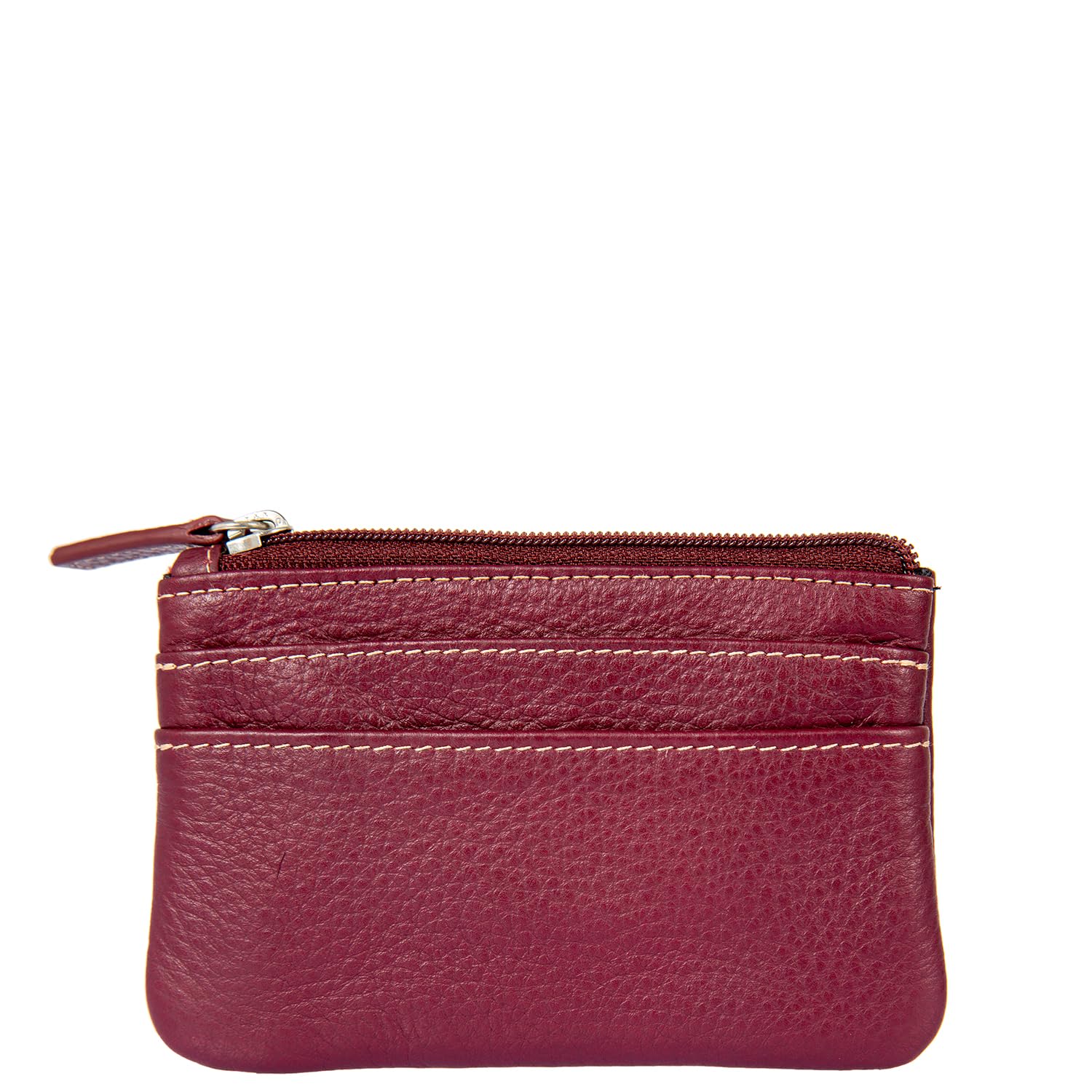 Avirex Linea Houston in Pelle. Astuccio Portachiavi. Portachiavi in Pelle Bovina. Dimensione chiuso: Cm. 10,0x7,0x1,5 (Burgundy)